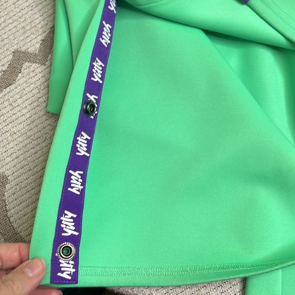 YITTY Green snap button with Elastic Waistband tack pants - Picture 15 of 16